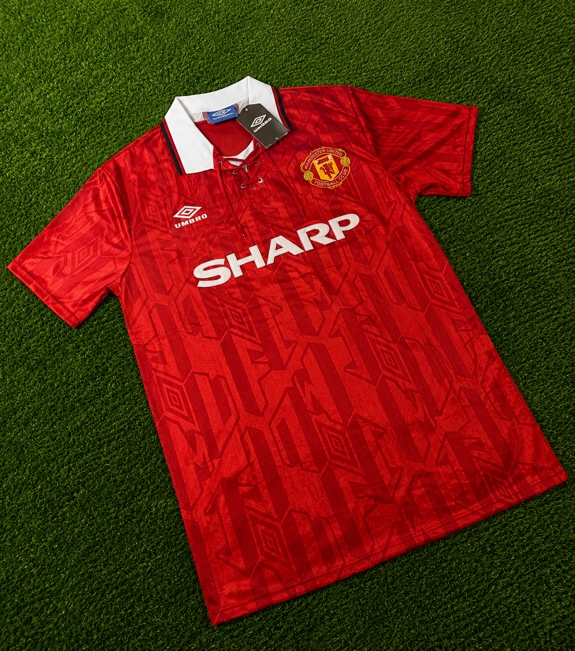 Camiseta Manchester United retro 1992-1994 Umbro Sharp