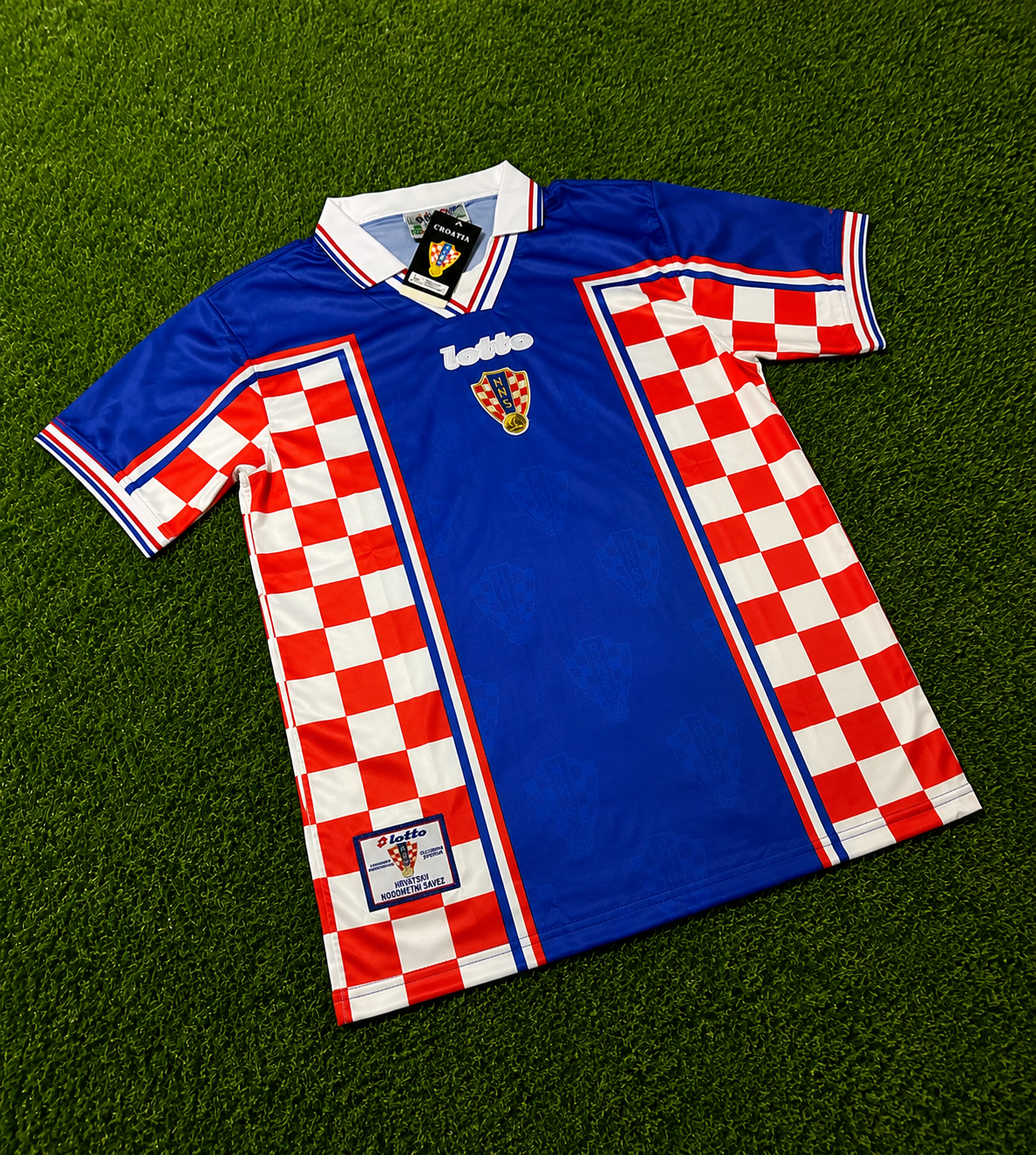 Camiseta Croacia Vintage Lotto 1998 Talla L