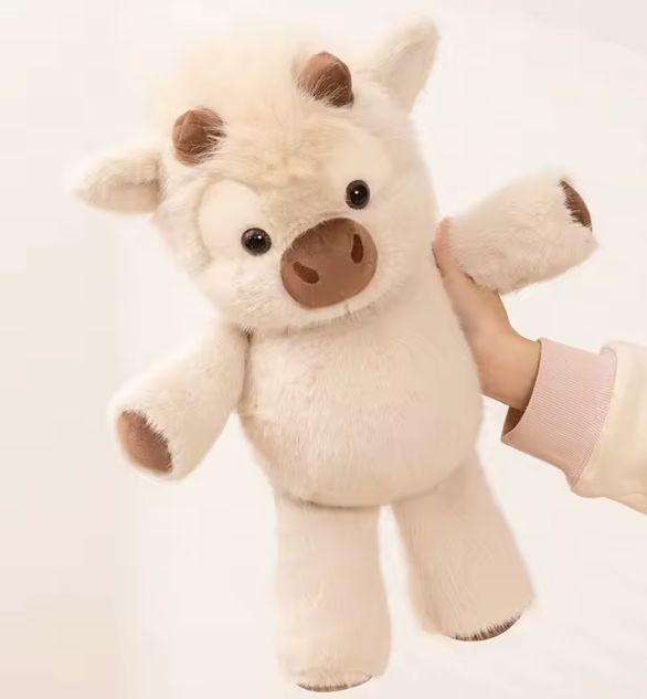 Peluche interactivo de vaca que corre– Juguete Suave perfecto para regalar